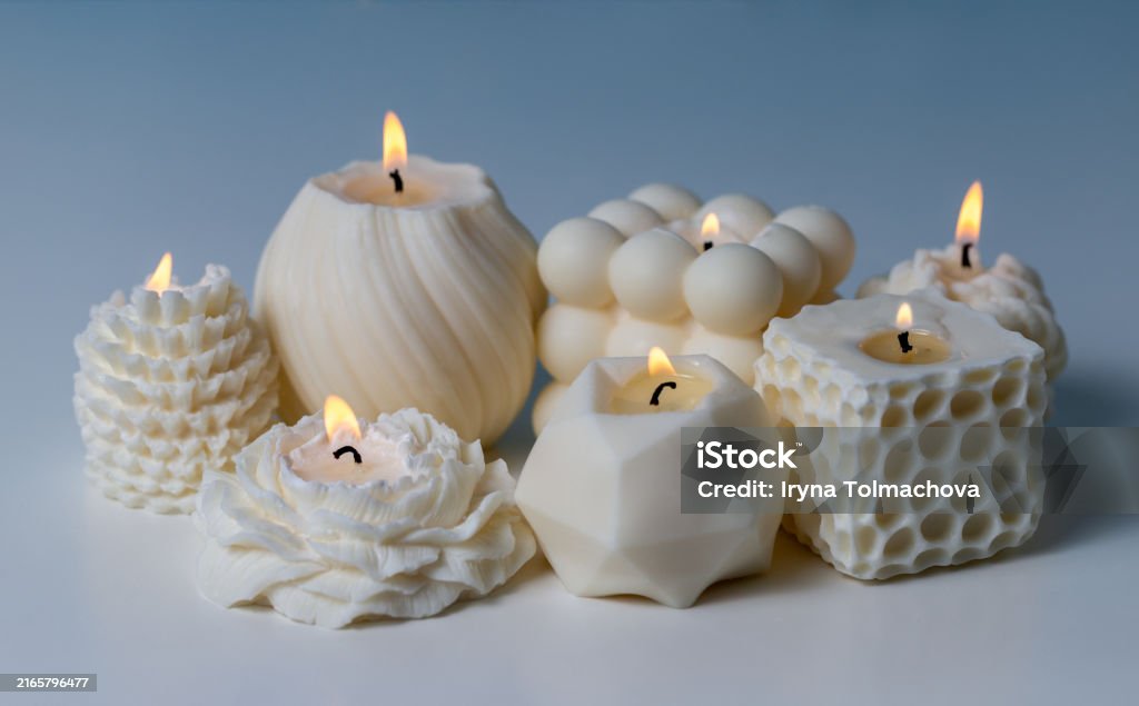 bezpieczne świece sojowe różne kształty, kolory Jarocin Handmade Dominika piękny zapach